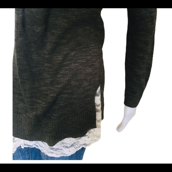 GAP Sweater/Cardigan With Open Front & Long Sleeves Olive Green Size XS - Picture 8 of 12